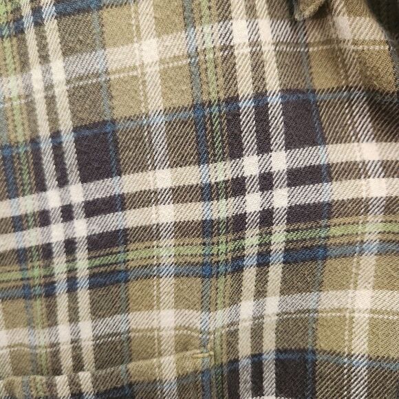 Carhartt Brown Plaid Flannel Shirt Mens Size 3XL Pockets - Picture 5 of 6